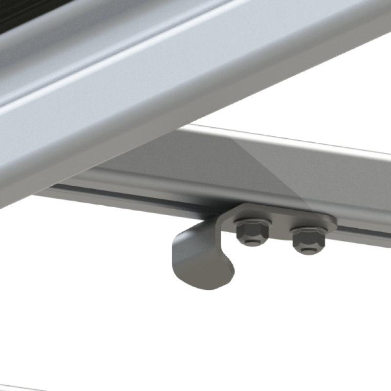 Bindhaak ladingstopper RVS